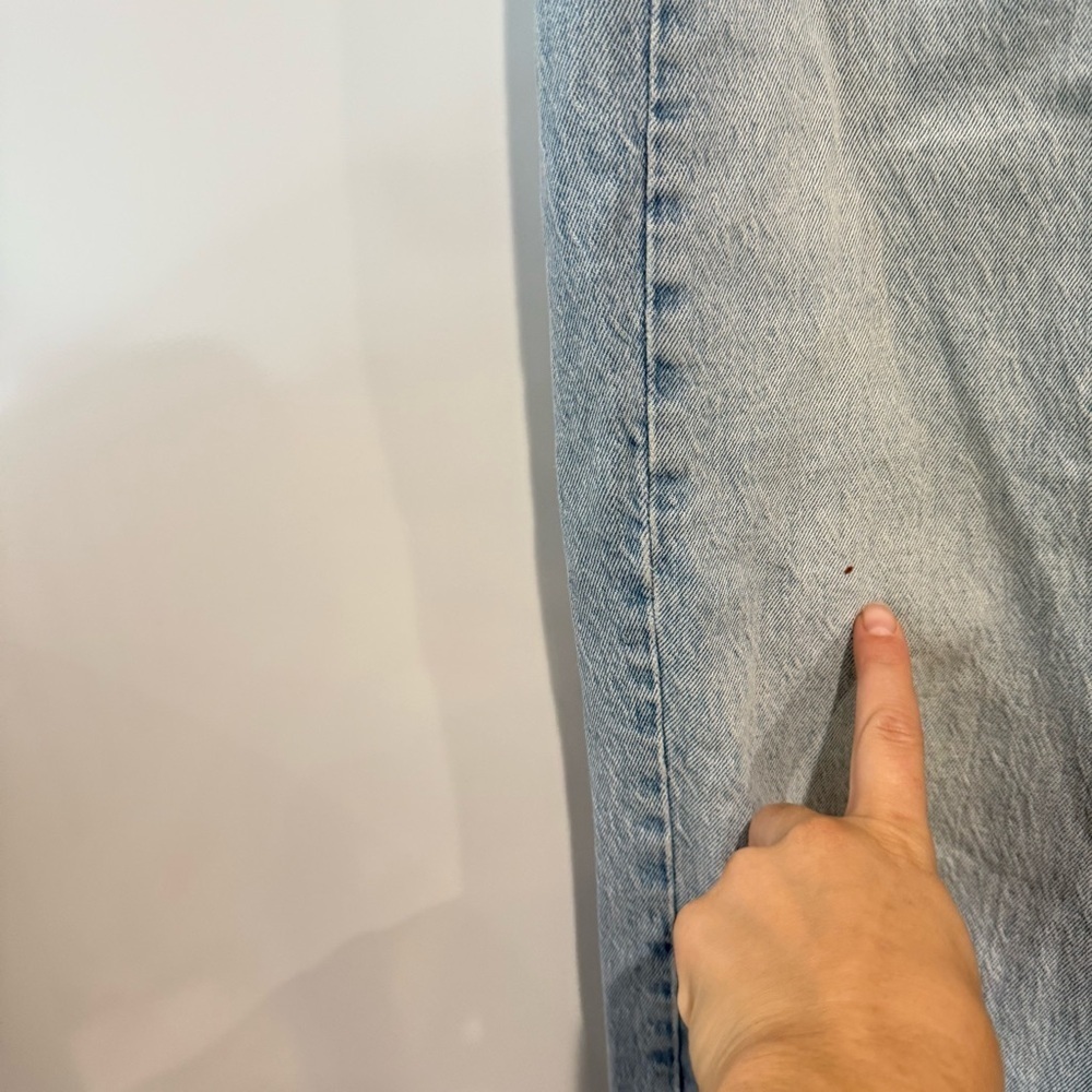 Abercrombie & Fitch The Dad High Rise Criss Cross Waist Curve Love Jean - Picture 5 of 9